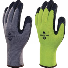 Delta Kesztyű VV735 kötött habosított latex mártottság 10-es szemszám grey/black 10 védőkesztyű