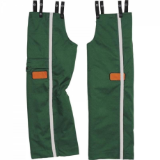 Delta Lábszárvédő Douglas3 favágó vágásbiztos (60%pamut 40%poliészter) green/orange