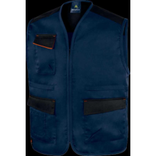 Delta Mellény mach 1 poliészter/pamut, navy/orange, L munkaruha