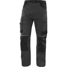 Delta Nadrág Mach 5 pamut/poliészter, grey/black, 5XL