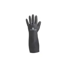  DELTA PLUS TOUTRAVO VE510 pamutbolyhozott neoprén védőkesztyű 38cm fekete -9-10