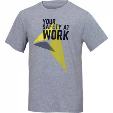 Delta Póló Roma rövid ujjú kereknyakú (100%pamut) grey L munkaruha