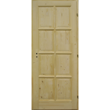 Delta RÁBA FENYŐ 8 KAZETTÁS BELTÉRI AJTÓ 75X210CM JOBB, TELE, GERÉBTOK, III. OSZTÁLY építőanyag