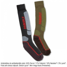 Delta Zokni téli antisztatikus és antibakteriális black/grey 43-46