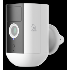 Deltaco smart home sh-ipc09 kültéri kamera, wifi, ip54, 1080p, fehér, akkumulátoros megfigyelő kamera