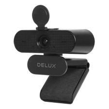 DELUX DC03 webkamera mikrofonnal (fekete) webkamera