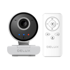 DELUX DC07-W Full HD webkamera mikrofonnal fehér (DC07-W) webkamera