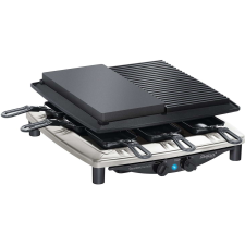 Deluxe Steba Raclette RC 4 Plus Deluxe Chrom Asztali Elektromos Grillsütő grillsütő