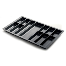 Demos Evőeszköztartó Classico Kristall softTouch 90 (822x474 mm) fekete papírárú, csomagoló és tárolóeszköz