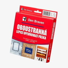 Den Braven Kétoldalas ragasztó-rögzítőszalag 15x1mmx5 m RL dobozban ragasztószalag és takarófólia