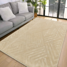 Den. Deluxy rombusz Bézs Puha Szőnyeg 80szett=2dbx80x150cm+80x250cm-hátul gumis lakástextília
