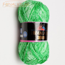 Denim fonal - Zöld 15 rövidáru