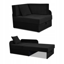  Denis gyerek sarokkanapé, kihúzható konténer, gyerekágy, Kubuś matrac bútor