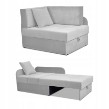  Denis gyerek sarokkanapé, kihúzható konténer, gyerekágy, Kubuś matrac bútor