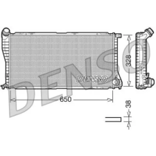 Denso hűtő, motorhűtés DRM05002 autóalkatrész