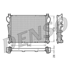 Denso hűtő, motorhűtés DRM17093 autóalkatrész
