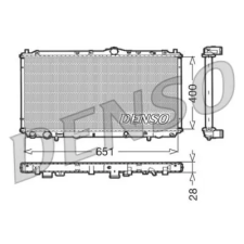 Denso hűtő, motorhűtés DRM33060 autóalkatrész