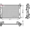 Denso hűtő, motorhűtés DRM37002