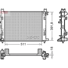 Denso hűtő, motorhűtés DRM37002 autóalkatrész