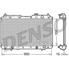 Denso hűtő, motorhűtés DRM40010 autóalkatrész