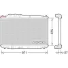 Denso hűtő, motorhűtés DRM40029