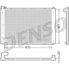 Denso hűtő, motorhűtés DRM51011 autóalkatrész