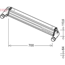 Denso töltőlevegő-hűtő DIT06010 autóalkatrész