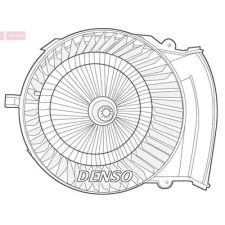 Denso Utastér-ventilátor DEA07021 autóalkatrész