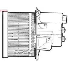 Denso Utastér-ventilátor DEA09064 autóalkatrész