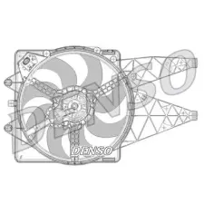 Denso ventilátor, motorhűtés DER09094 autóalkatrész