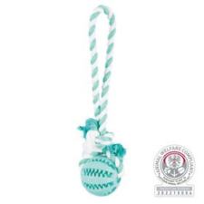  Dentafun labda kötéllel 7cm/24cm Trixie 3299 játék kutyáknak