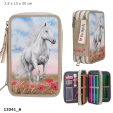 Depesche Miss Melody 3 Emeletes Töltött Tolltartó POPY SAND tolltartó