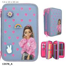 Depesche TOPModel 3 Emeletes Töltött Tolltartó  Szilikon Kitűzőkkel tolltartó