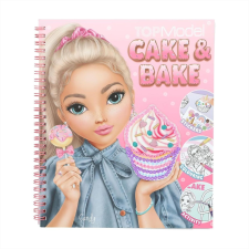 Depesche TOPModel Cake and Bake kifestőkönyv flitterekkel kreatív és készségfejlesztő