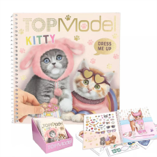 Depesche TOPModel Dress Me Up Kitty matricás tervező kreatív és készségfejlesztő