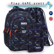 DERFORM BackUp ergonomikus iskolatáska SZETT - Game Play iskolatáska