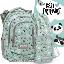 DERFORM BackUp iskolatáska hátizsák Premium SZETT - Best Friends iskolatáska