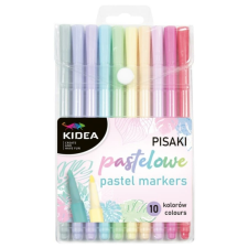 DERFORM Kidea 10 színű filctoll - Pasztell filctoll, marker
