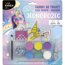 DERFORM Kidea 6 Színű Arcfesték Készlet - Unikornis (452218) jelmez
