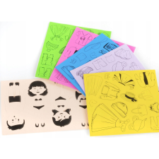 DERFORM Kidea Dress Me up Matrica Készlet (MS80KA) (MS80KA) kreatív és készségfejlesztő