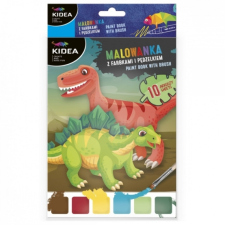 DERFORM Kidea kifestőkönyv A5 - Dinoszauruszok kreatív és készségfejlesztő