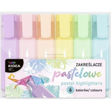 DERFORM Kidea Pasztell Szövegkiemelő - 6 db-os (396035) filctoll, marker