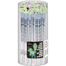 DERFORM Kidea Sötétben Világító HB Grafitceruza Radírral - Többféle (OFSKA) (DERF.OFSKA) ceruza