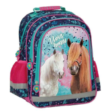 DERFORM Lovas iskolatáska hátizsák - Love Horses iskolatáska