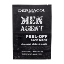 Dermacol Men Agent Peel-Off  Face Mask arcmaszk arcmaszk 2 x 7,5 ml férfiaknak arcpakolás, arcmaszk