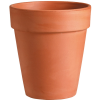 Deroma Alto White Garden virágcserép   26 cm terrakotta