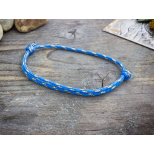 Derűlátás kék paracord karkötő karkötő