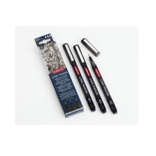 Derwent Line Marker Tűfilc szett - Fekete (3 db / csomag) (2305560) filctoll, marker