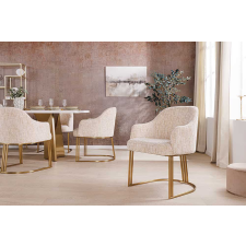  Design étkezőszék Spectacular bézs zsenília bútor
