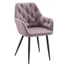  Design fotel, rózsaszín Velvet szövet, VERIO NEW bútor